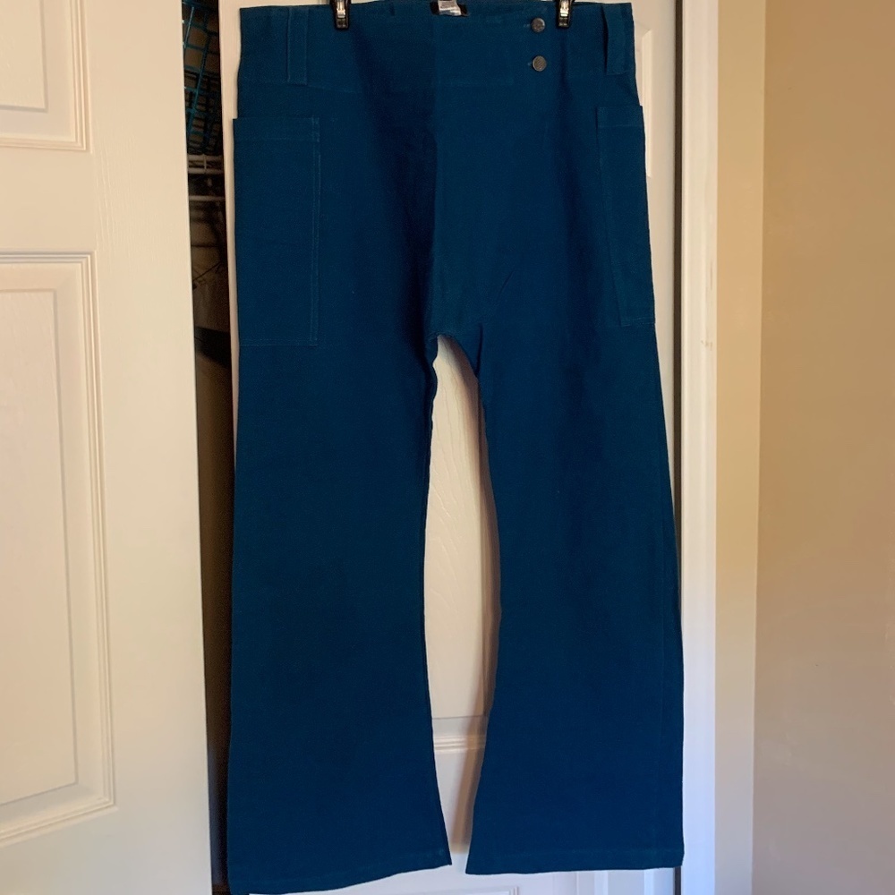 Stylish Blue Boot Cut Pants